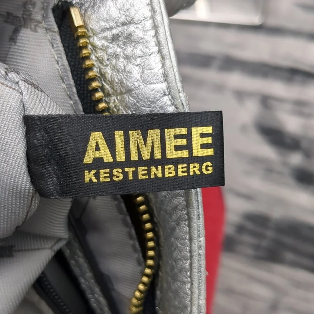 Aimee Kessenberg Silver Crossbody Bag